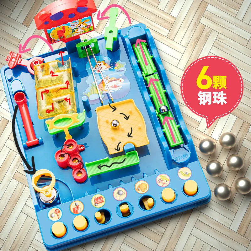 Children Intellectual Table Games Toys Water Park Maze Adventure Challenge Board Games Parent-child Interaction Gift for Kids